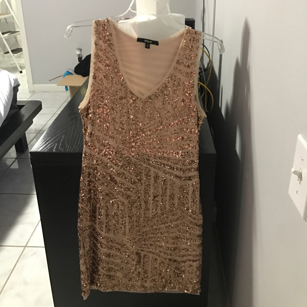 Gold dress