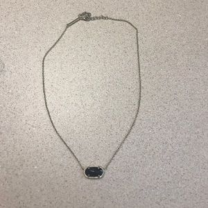 Kendra Scott Elisa pendent in black