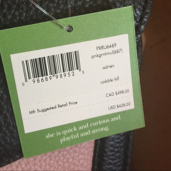 New $428 KATE SPADE Cobble Hill Large purse bag - Picture 6 of 6