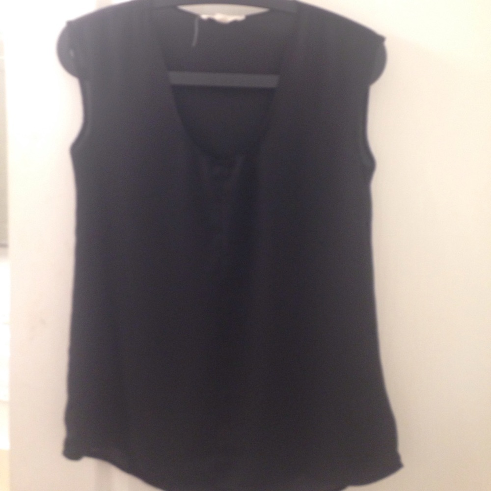 Simple black work/going out top