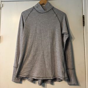 Lulu Lemon Grey/White Top