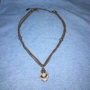 Juicy Couture authentic rhinestone chain necklace