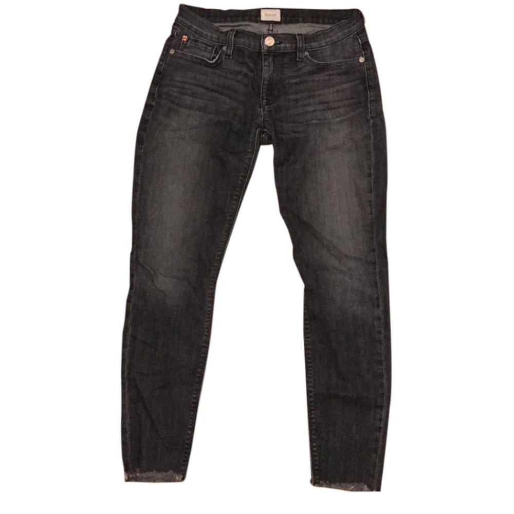 Hudson Ankle Fray Skinny Jeans