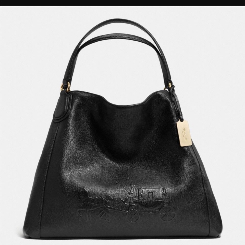 Coach Horse and Carriage Large Shoulder Bag