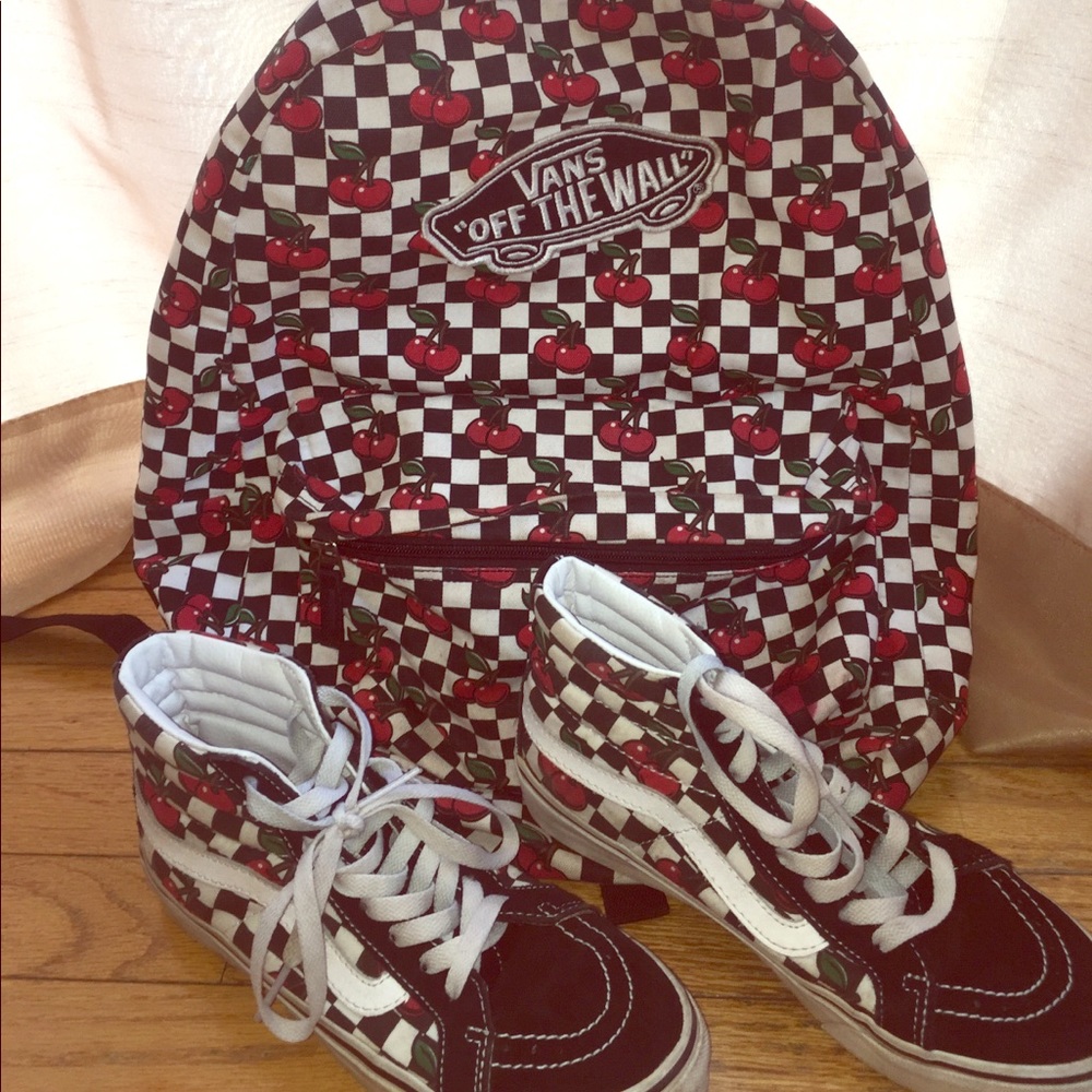 special edition Vans skate hi with backpack