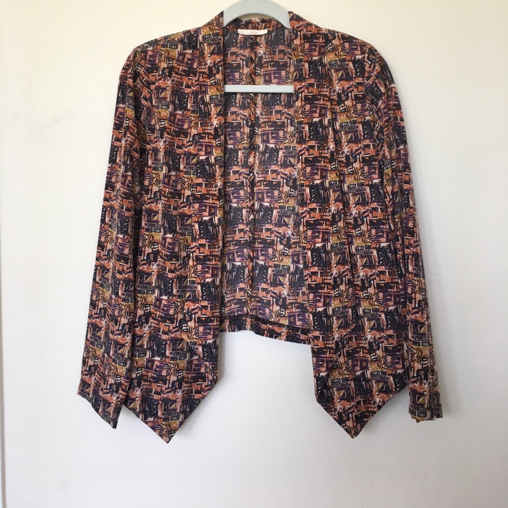 Patterned blazer