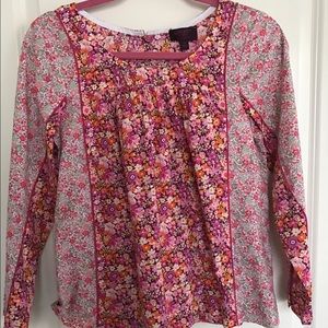 Liberty of London for Jcrew floral blouse