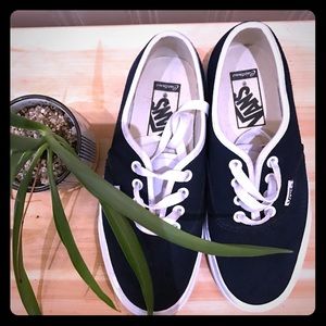 Dark blue suede authentic Vans