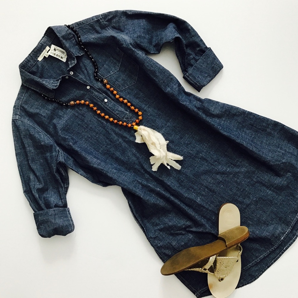Denim Shirt Dress