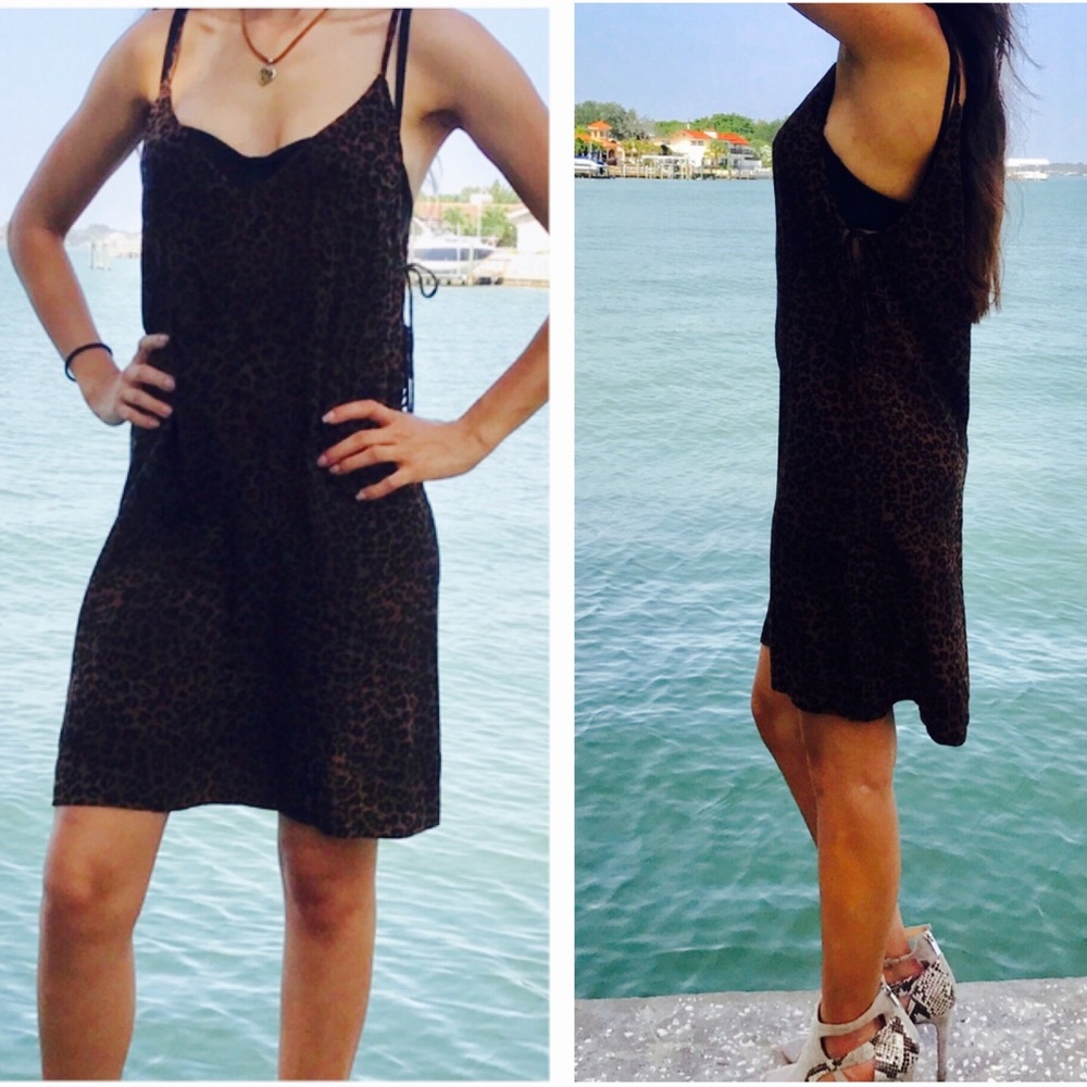 Kendall and Kylie Cheetah Print Dress Size small