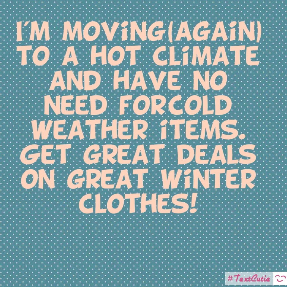 Moving again!