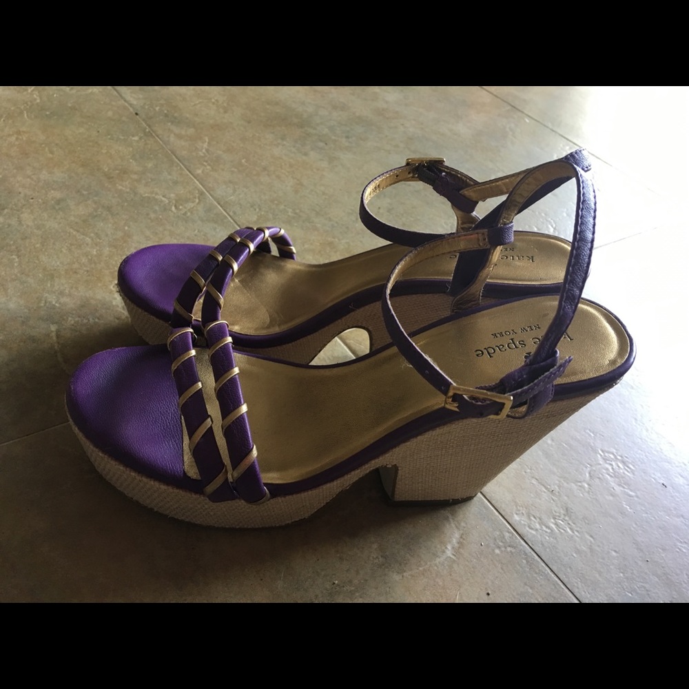 Kate Spade Block Wedges