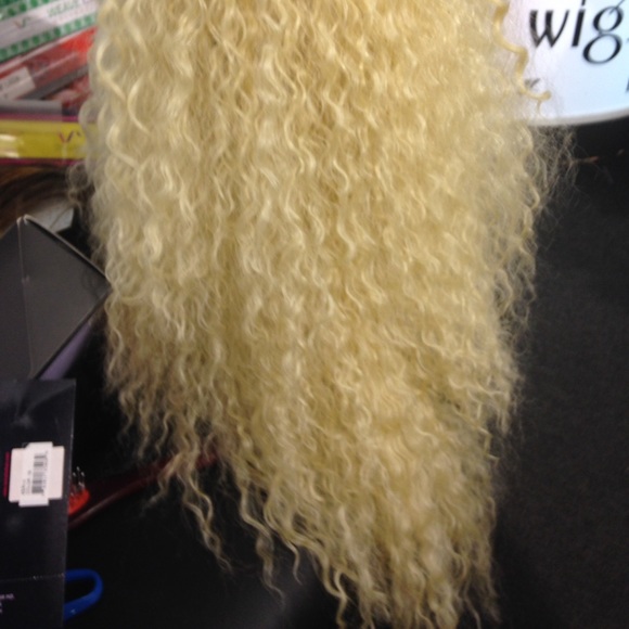 Blonde wig sale Long curly 613 color thick New Wig main image 5