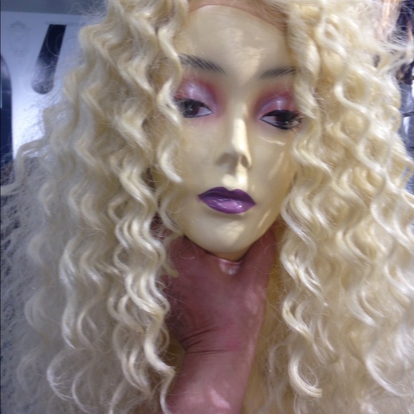 Blonde wig sale Long curly 613 color thick New Wig main image 7