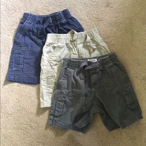 3 pairs shorts - boys 3T