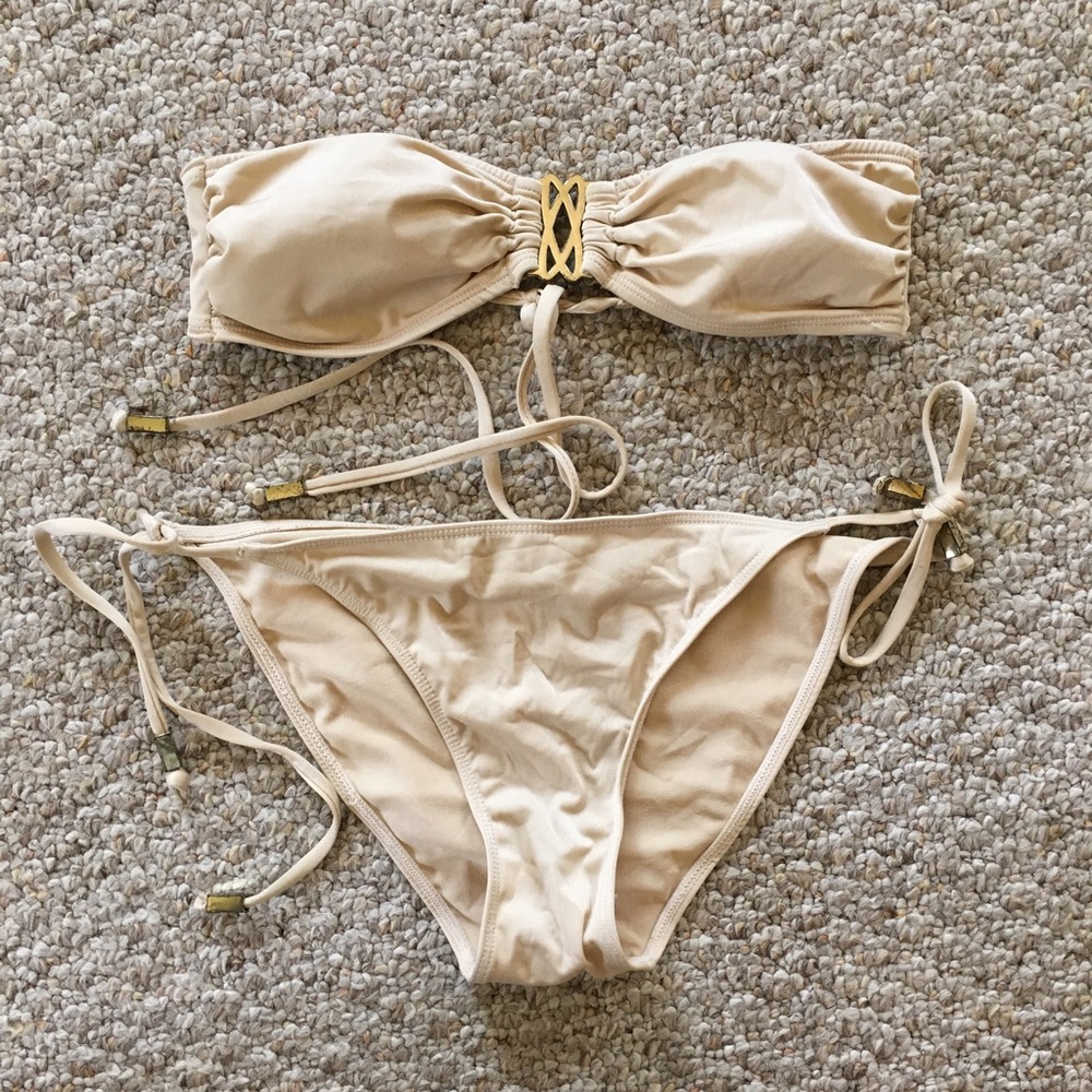 H&M Gold/ tan Bikini