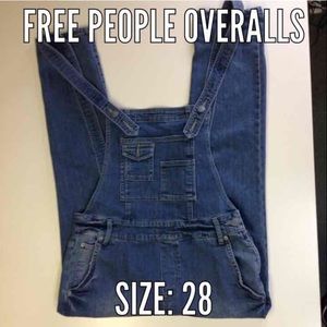 Free People Jean Overalls size 28