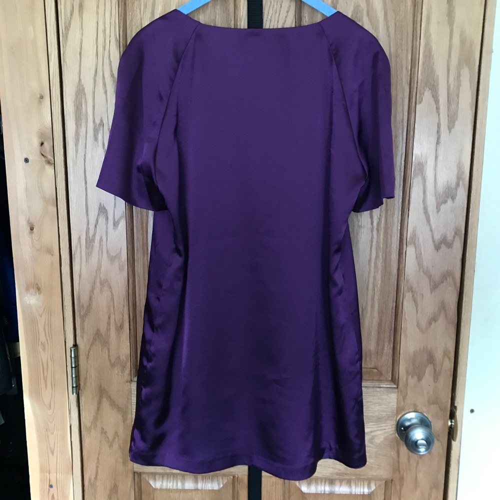 Michael Kors Pleated Tunic Dress | Purple | Petite M - Picture 4 of 7