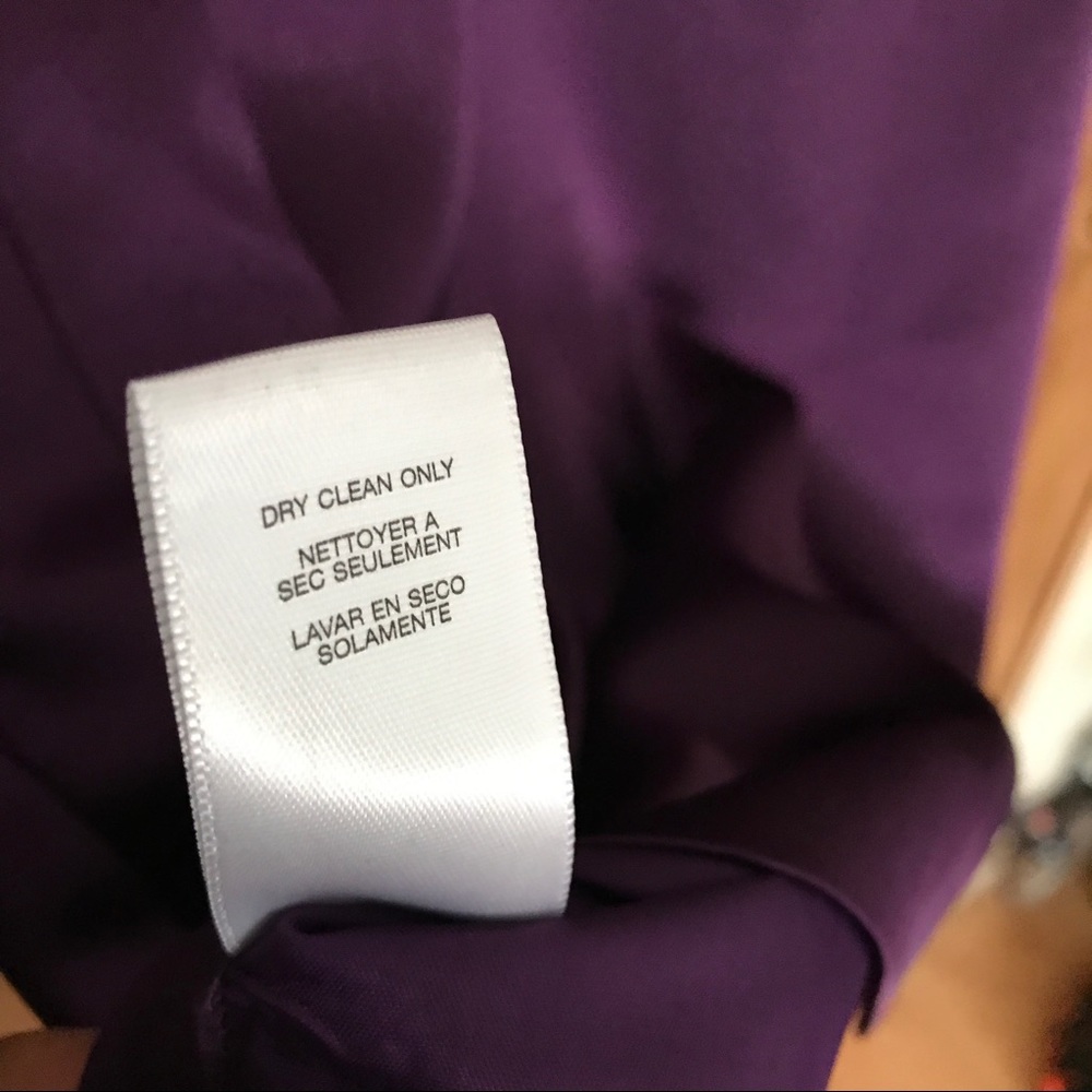 Michael Kors Pleated Tunic Dress | Purple | Petite M - Picture 7 of 7
