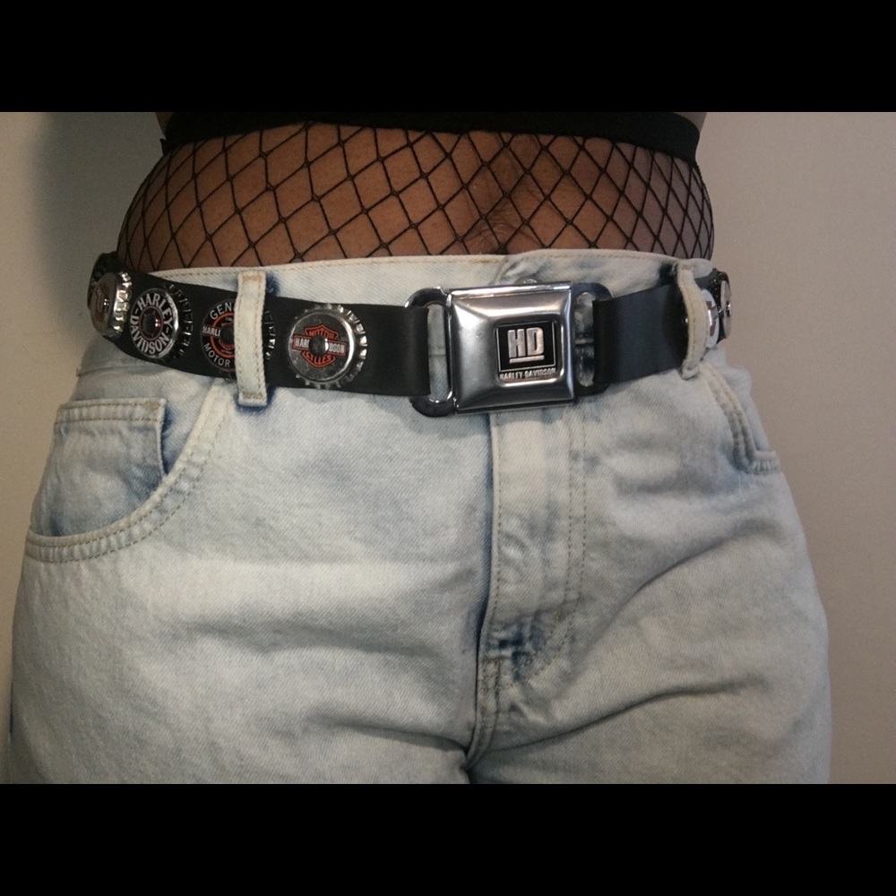 Harley Davidson Authentic Vintage Bottle Cap Belt