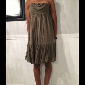 Gap strapless cotton summer dress