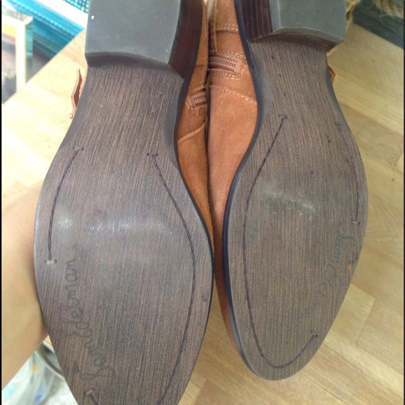 NEW free people ankle boot strappy suede leather 8 - Picture 5 of 5