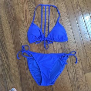 Blue bathing suite