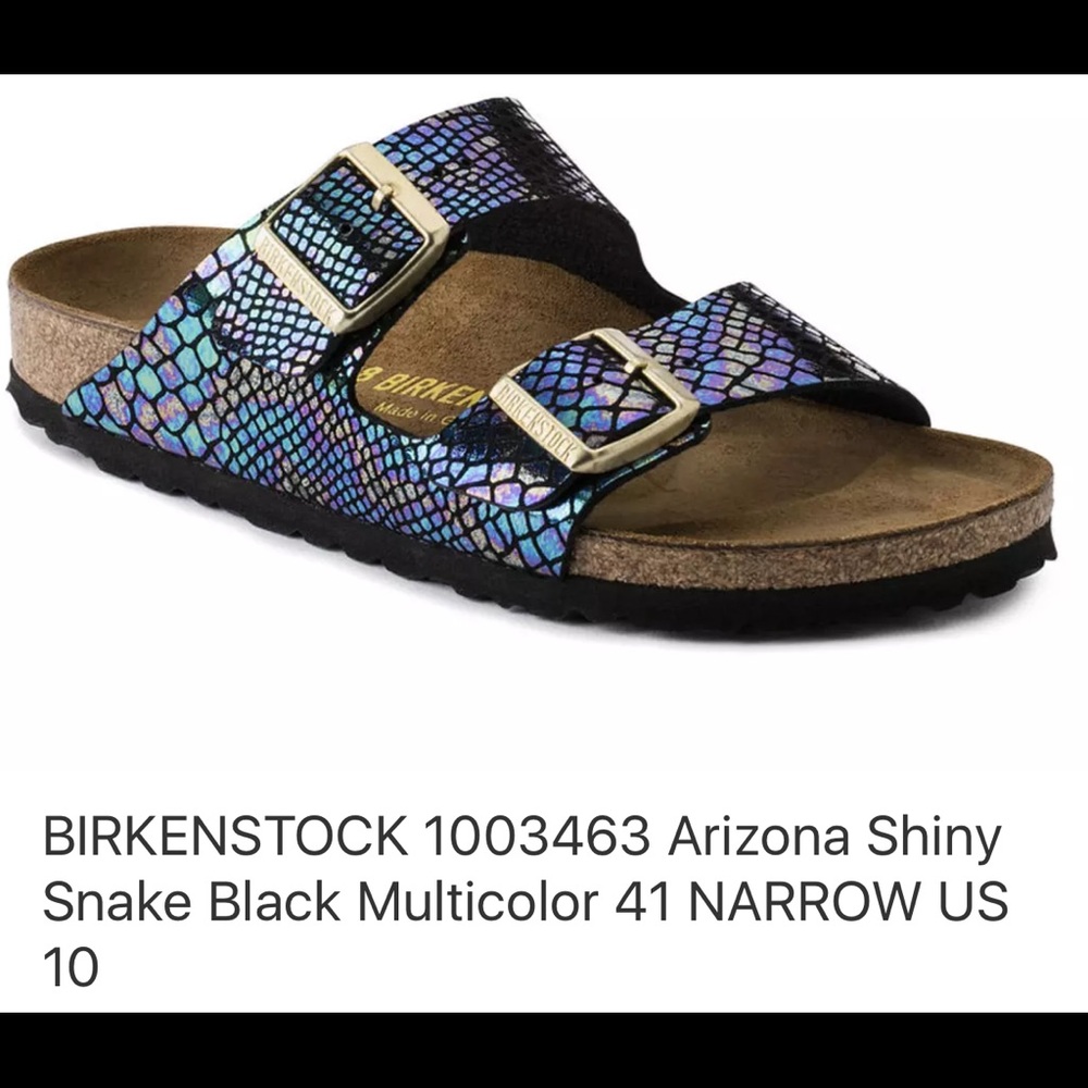 NEW Birkenstock Arizona Black Snake US 10, EUR41