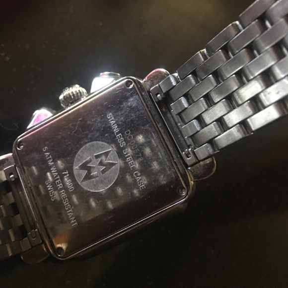 AUTHENTIC Michele Watch with Mother of Pearl face