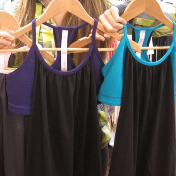 lululemon athletica Tops - Lululemon No Limit Tank in Black & Surge