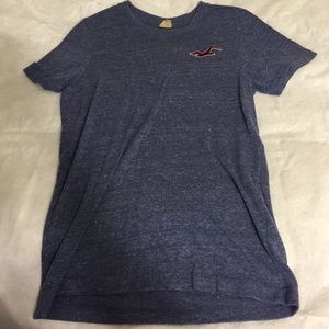 Hollister blue tee shirt