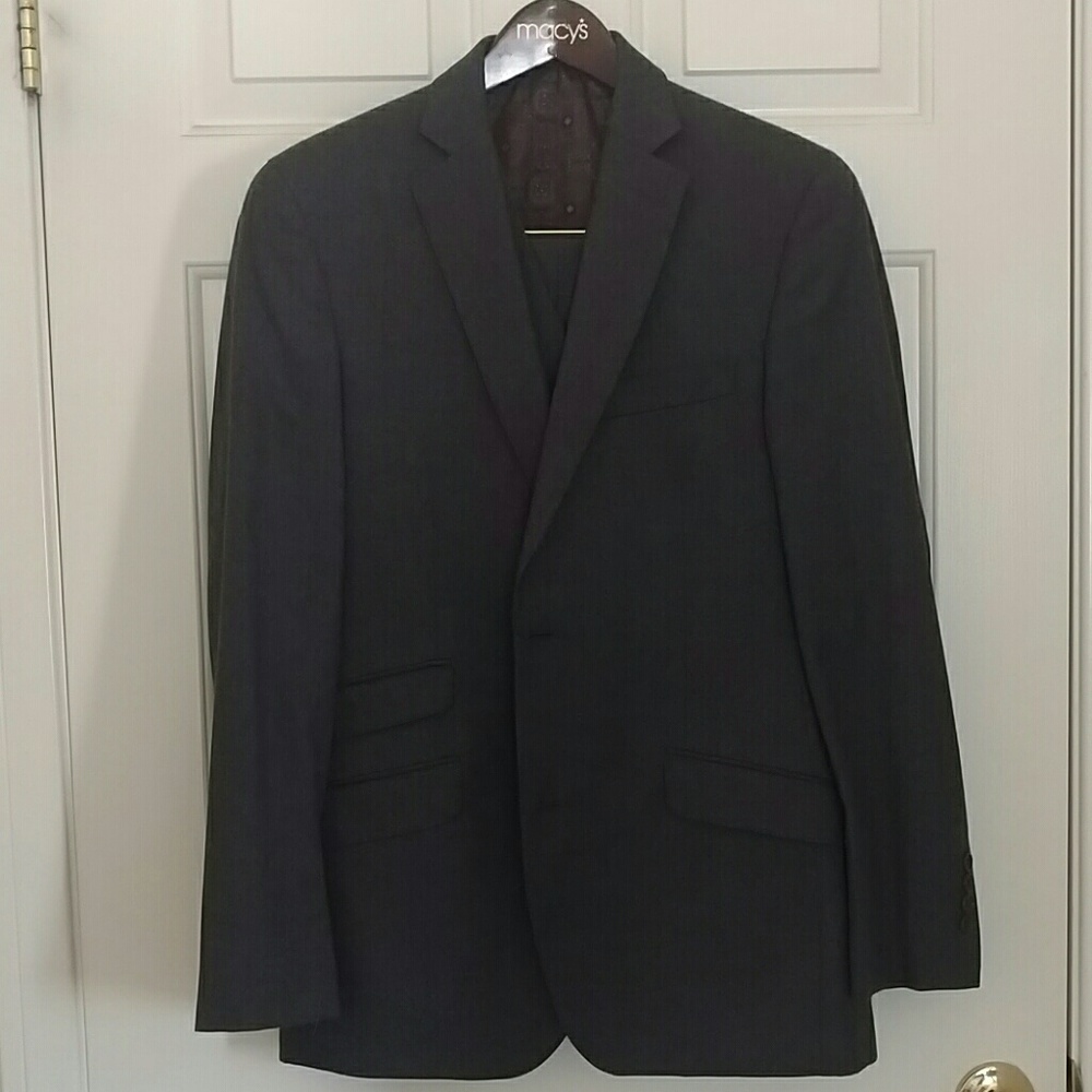 Tallia Orange Wool 3-Piece Suit