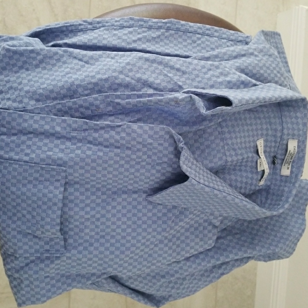 Geoffrey Beene xxl dress shirt blue