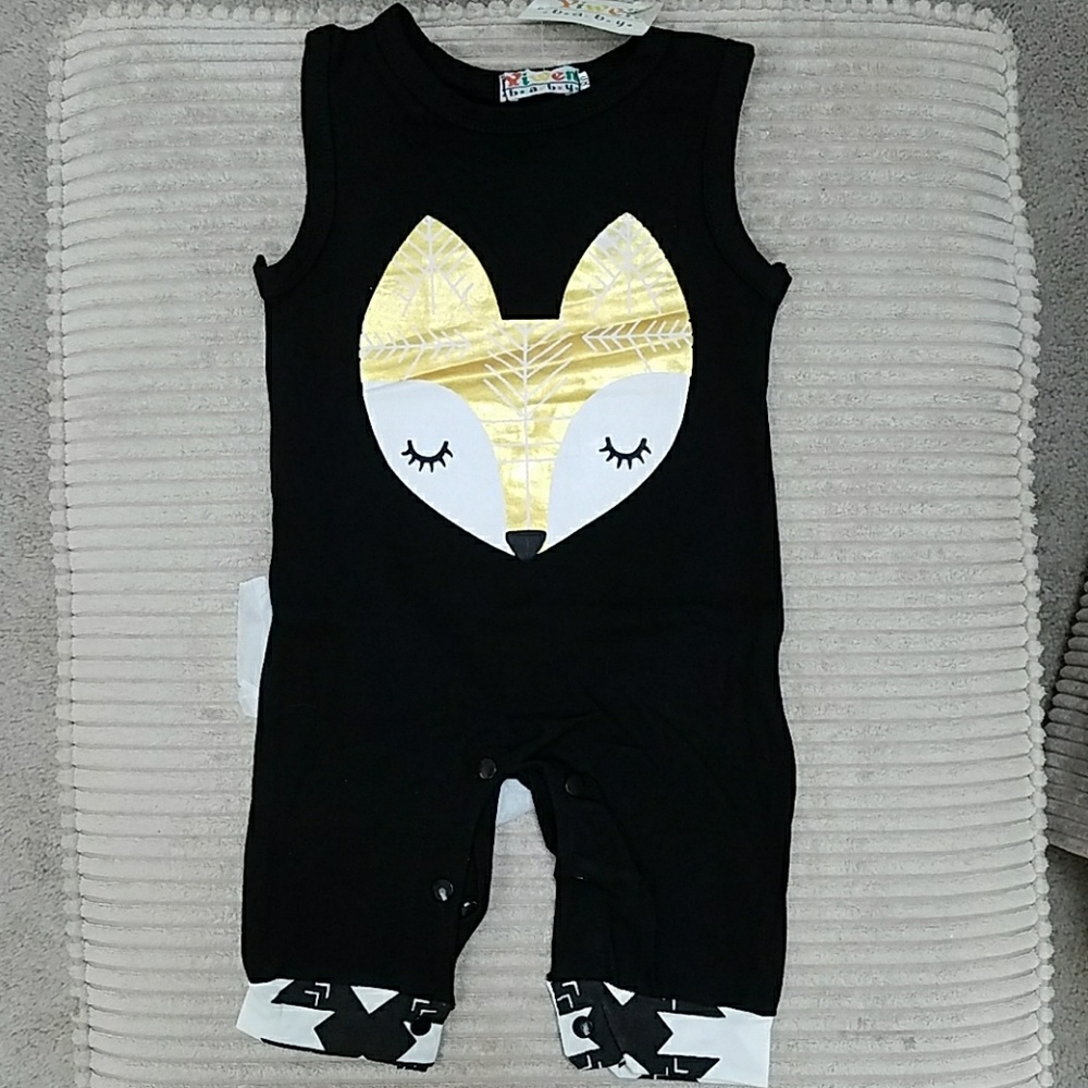 Yiwen Baby Fox Romper