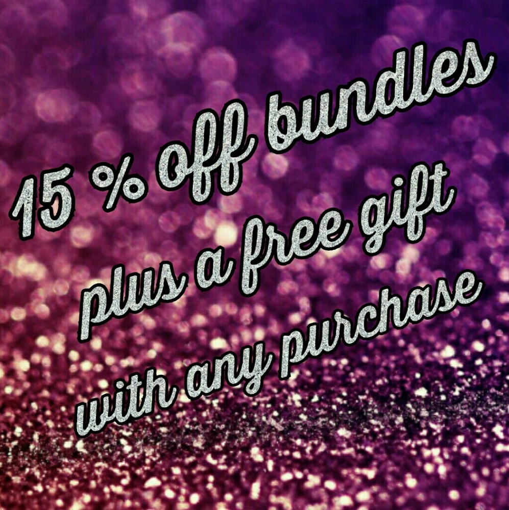 15% off bundles!!!