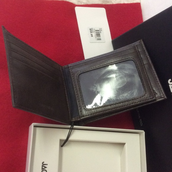 Jag casual Leather wallet&sketch Fob- NWT - Picture 3 of 4