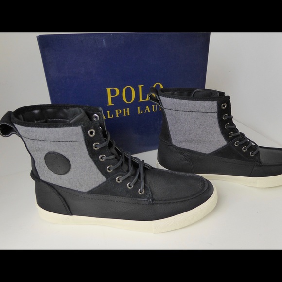 Polo Ralph Lauren Tynedale Mixed Media Boots Shoes main image 4