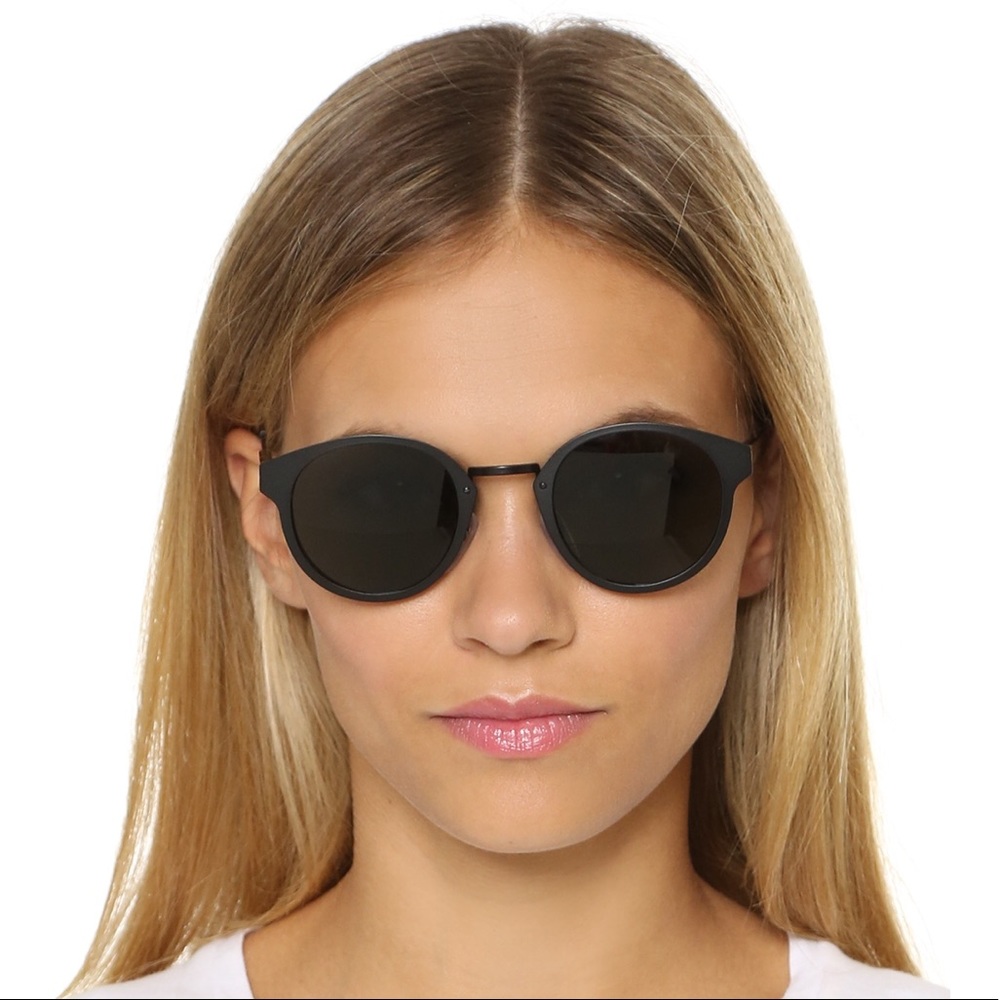 Super panama synthesis green metal sunglasses