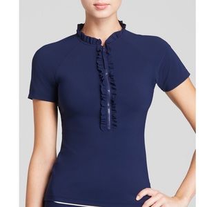 Tory Burch Lidia surf shirt rash guard swimwear