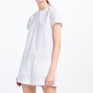 zara / white romper