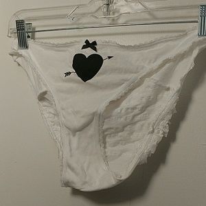 Victoria's Secret ruffle back cotton panty