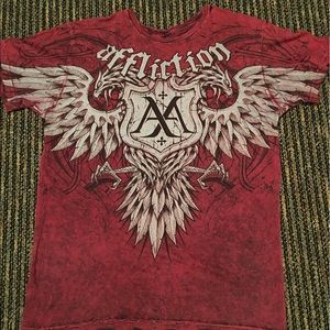 Buckle affliction shirt