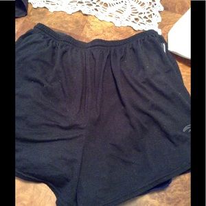 Four pairs women running shorts, used