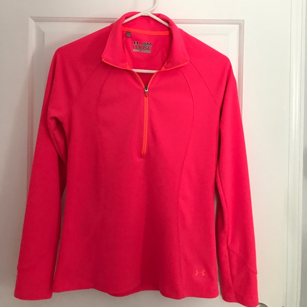 under armour neon pink torrey pines long sleeve.