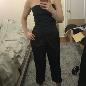 FRENCH CONNECTION CROPPED JUMPSUIT