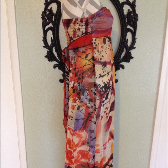 Abstract Maxi Dress - Picture 4 of 7