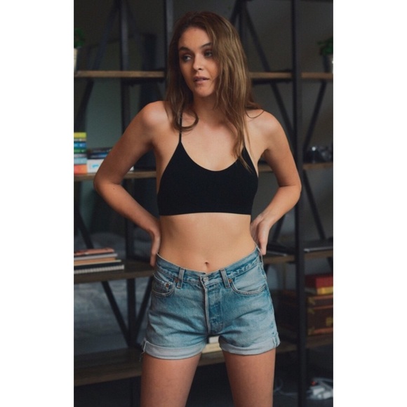 Bohemian Black Mesh Tattoo Racerback Bra XS/S M/L - Picture 5 of 6