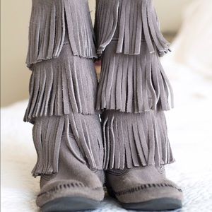 Minnetonka Fringe Boots