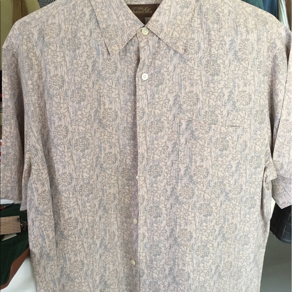 Short sleeve men's camp shirt
