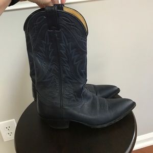 Navy Nocona Cowboy Boots